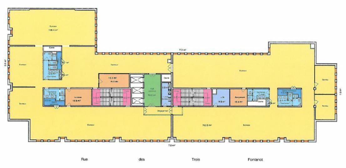 Bureau Nanterre 7534m² Location bureau Nanterre Hauts-de-Seine OLBUR2001244 7